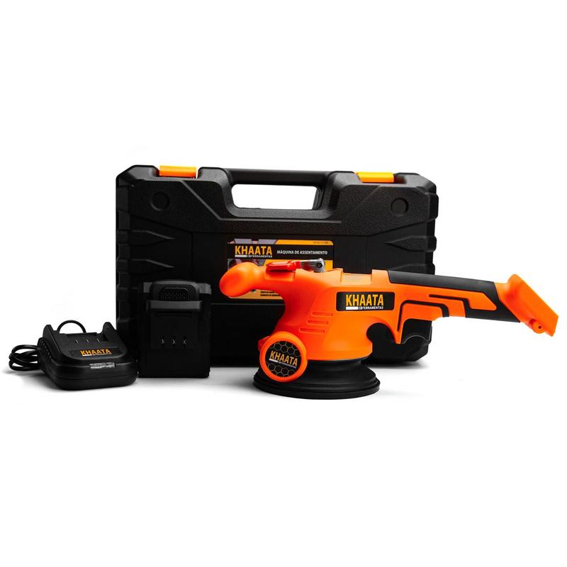 Máquina de Assentar Pisos Khaata Bateria Rec Ventosa + Maleta